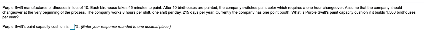 Purple Swift manufactures birdhouses in lots of