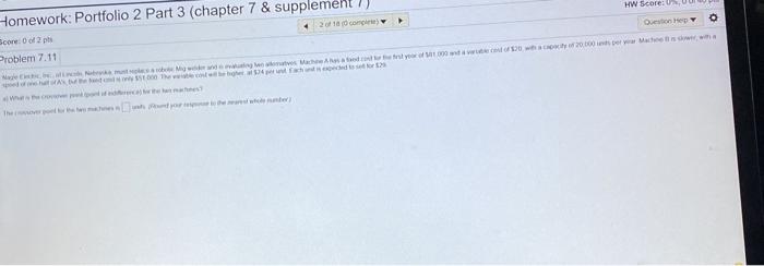 Homework: Portfolio 2 Part 3 (chapter 7 &