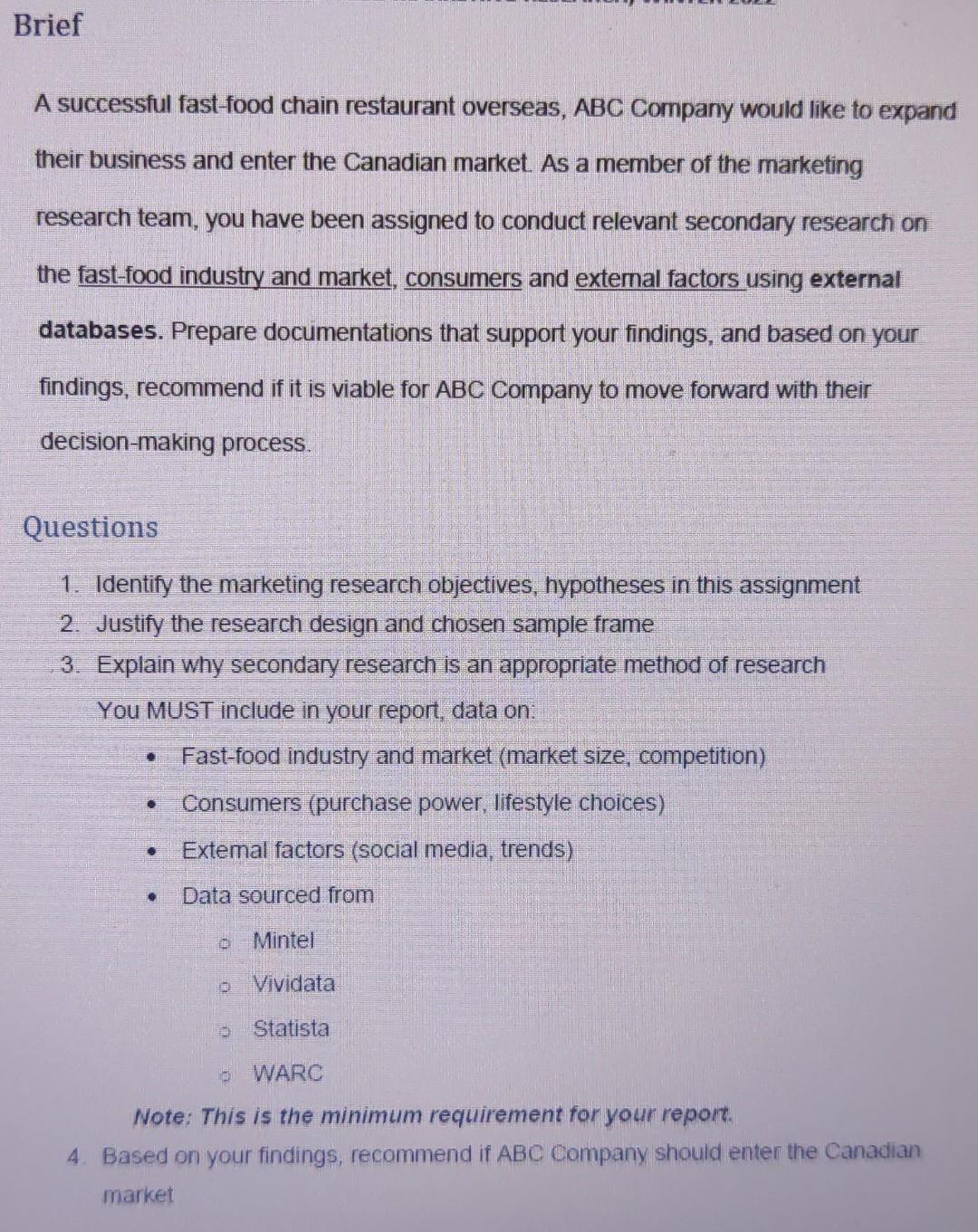 what should be the hypotheses , research design