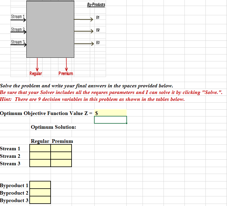 Help doing this in Excel is wanted. Thanks! SABA,