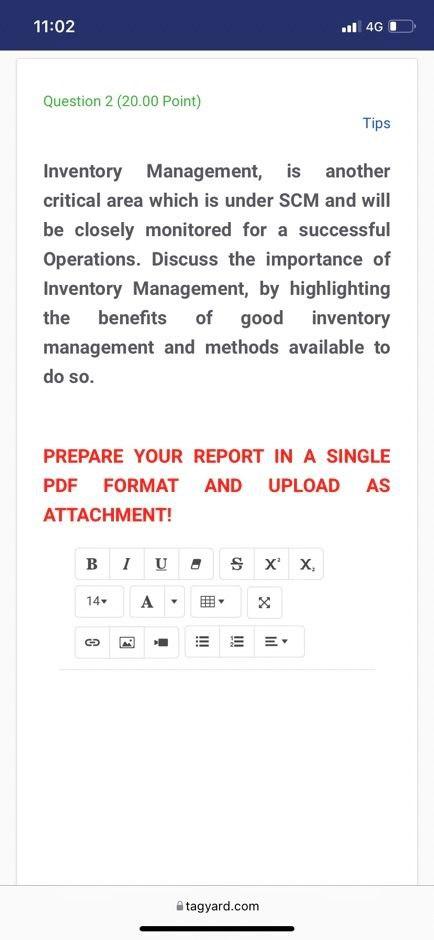 I need the answer as soon as possible 11:02 . 46