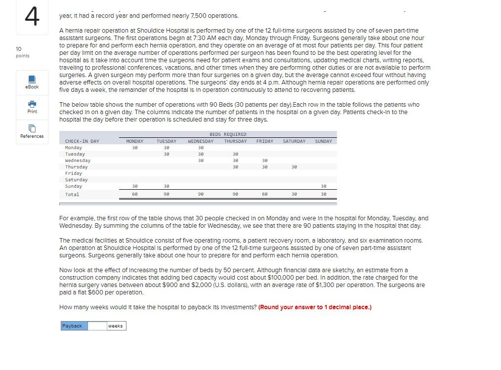 PLEASE ANSWER THE LAST QUESTION: How many weeks