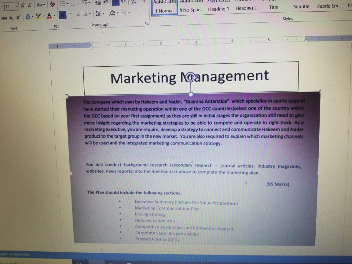 AaBbccbd AaBocco Ho Aa- Title Heading 2 Subtitle