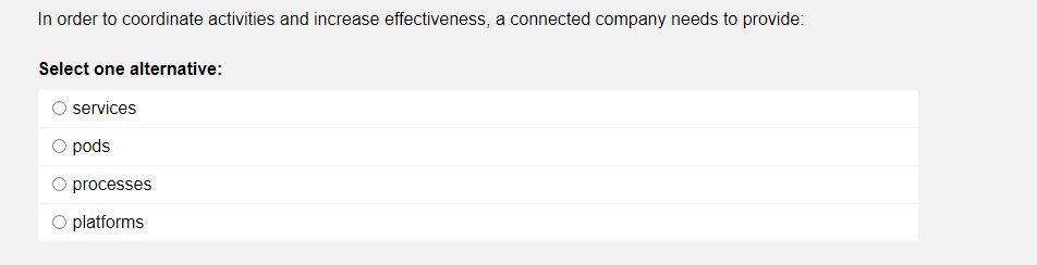 In order to coordinate activities and increase