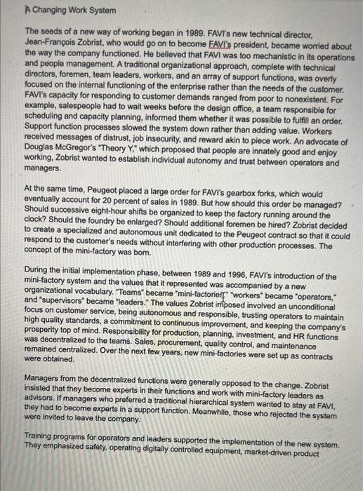 after reading the case please answer those