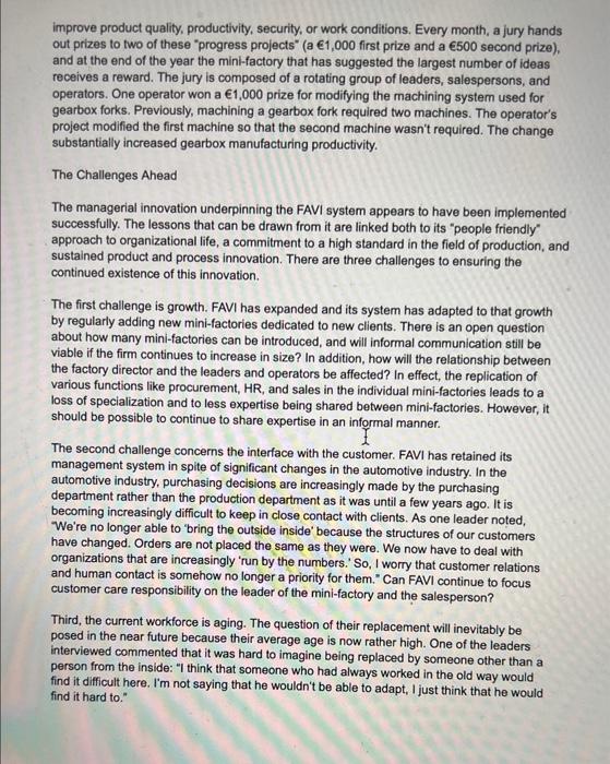 after reading the case please answer those