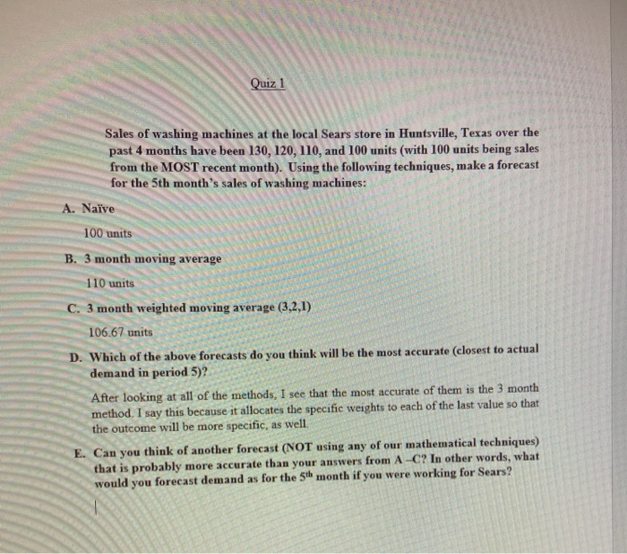 What is the answer to part E? what is the answer