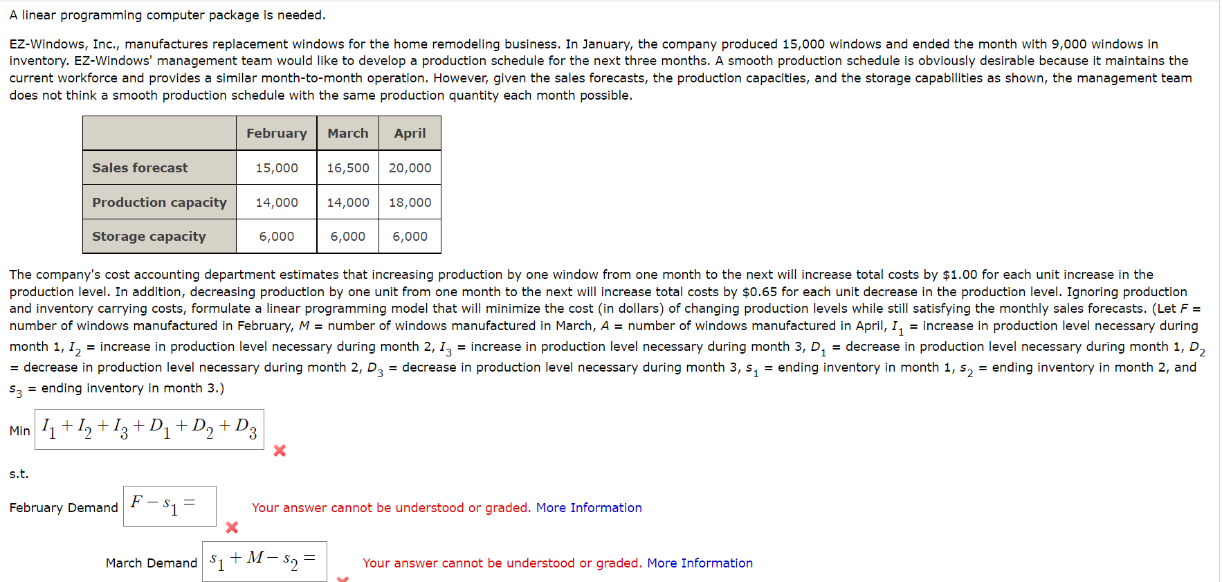 CAN YOU HELP ME FIGURE OUT THE EQUATIONS A linear