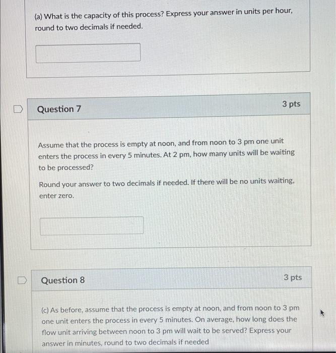 please explain how to do all three questions.