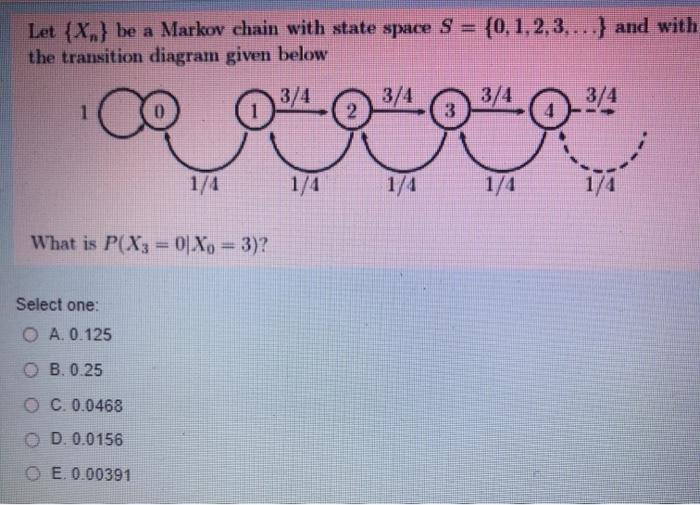 answer both please Let {x,) be a Markov chain
