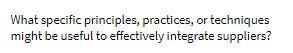 What specific principles, practices, or