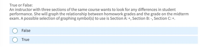 1. 2. 3. 4. True or False: An instructor with
