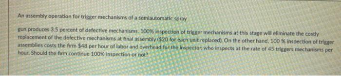 A company is producing component parts that are