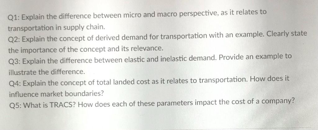Q1: Explain the difference between micro and