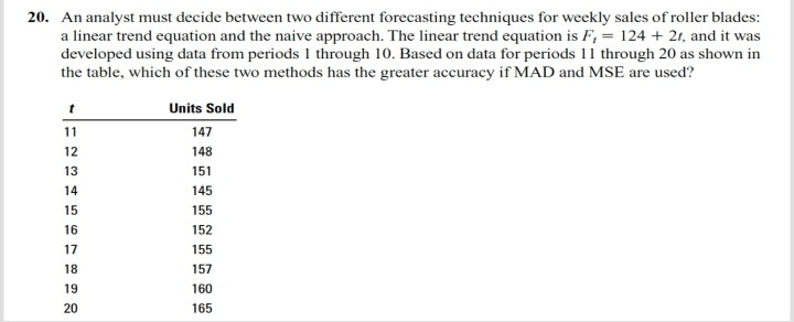Answer QUESTION:20 Handwritten 20. An analyst