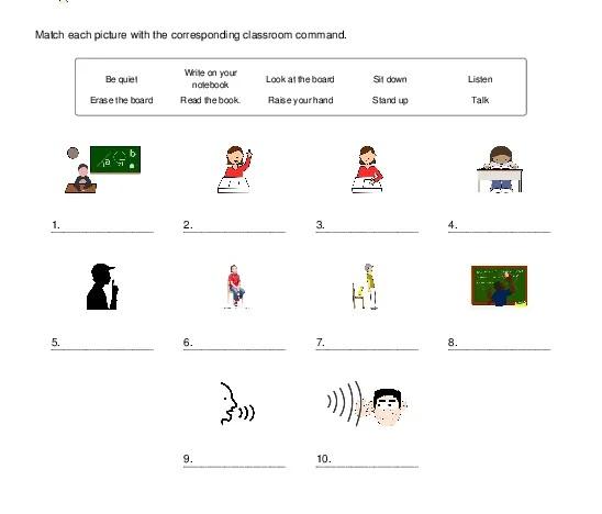 About English Math each picture with the