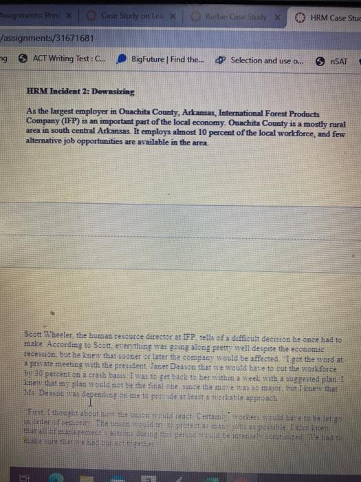 segments Print Case Study on les x Barbe: Case