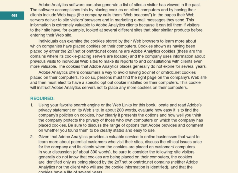 Read the case than answer question 1 and 2. The