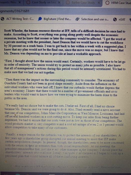 segments Print Case Study on les x Barbe: Case