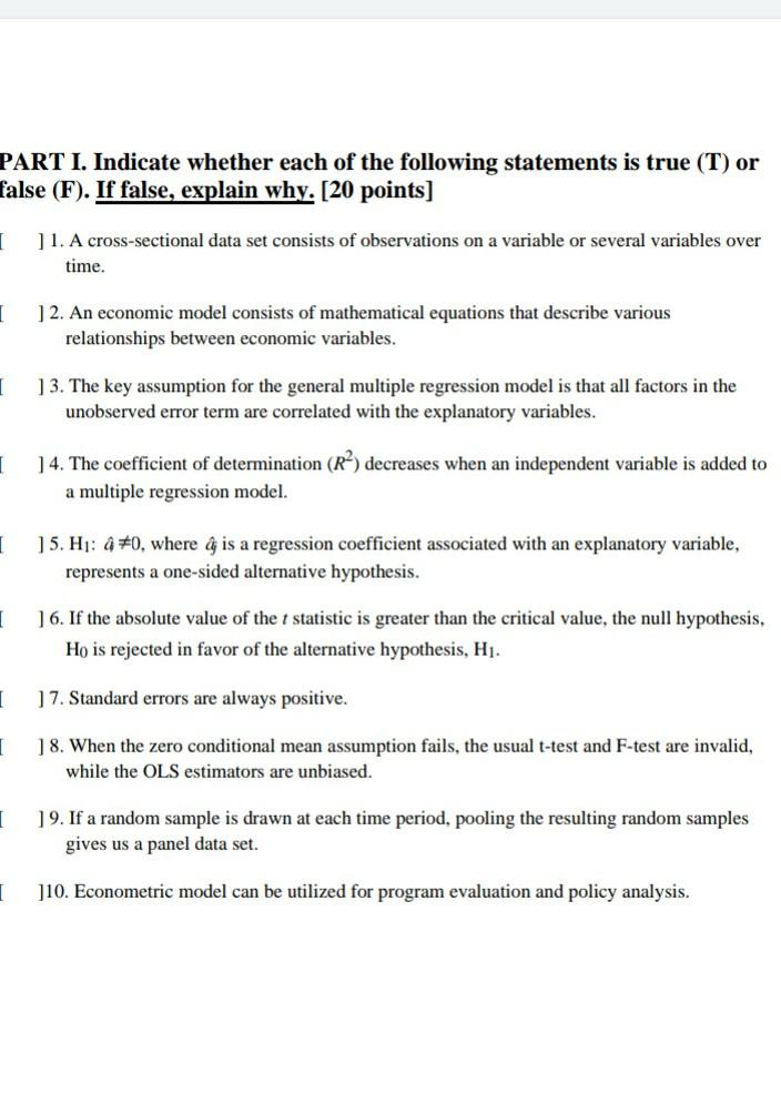 Could some one help me out for question 7-10