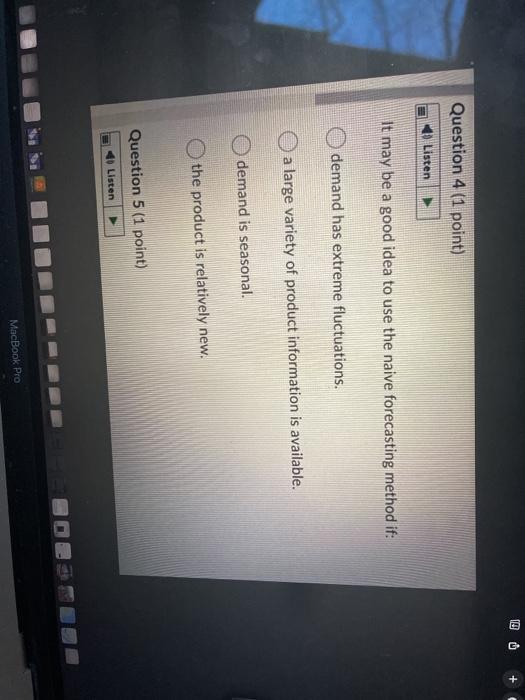 Question 10 (1 point) 9 Listen Pipeline inventory