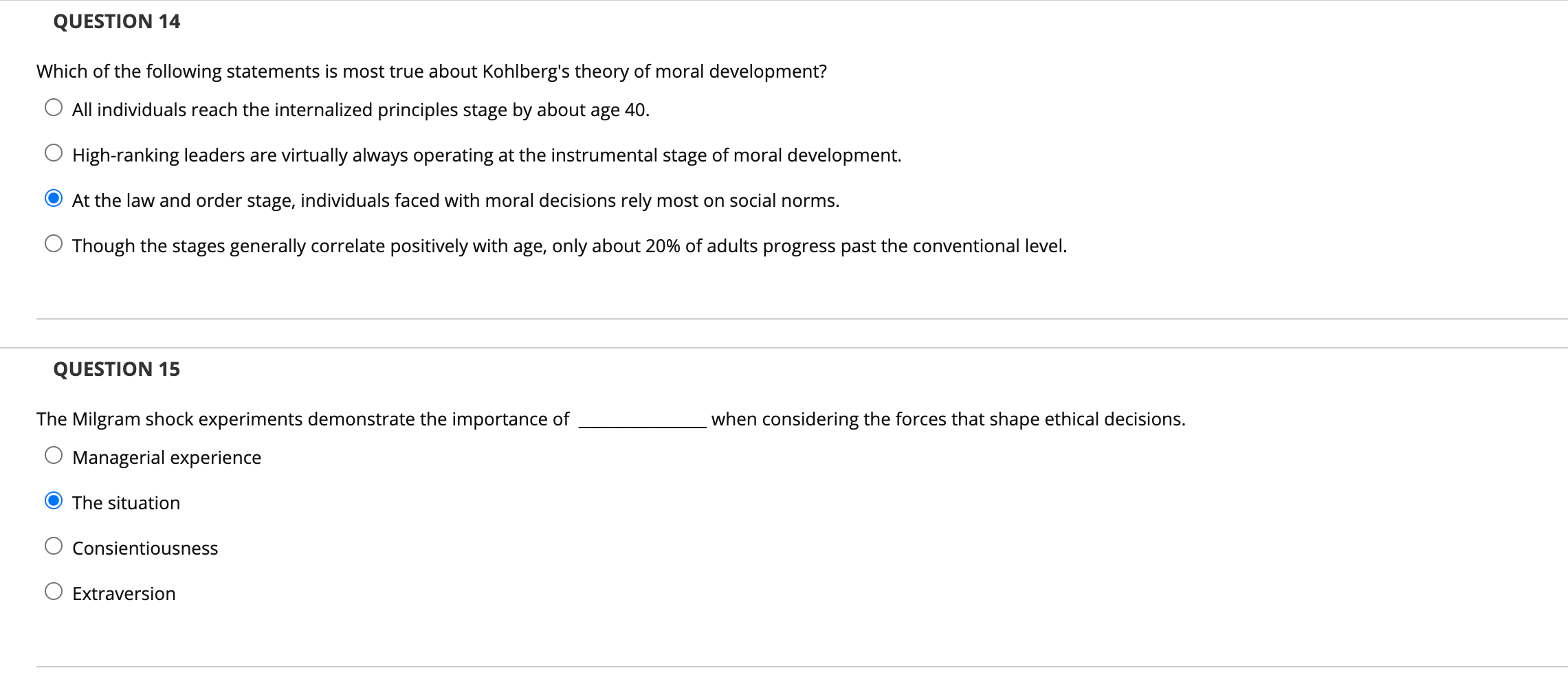 Just need to confirm my answers are correct!