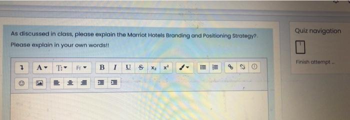 urgent help, like will be given Quiz navigation