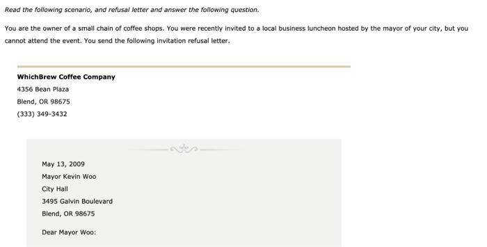 4. Refusing Typical Requests and Claims Choose