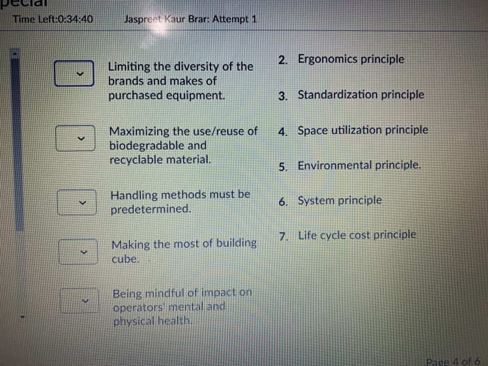 Question 4 (15 points) Associate each statement