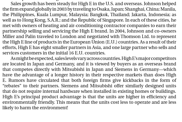 1-Which of the questions must Ron Johnson answer