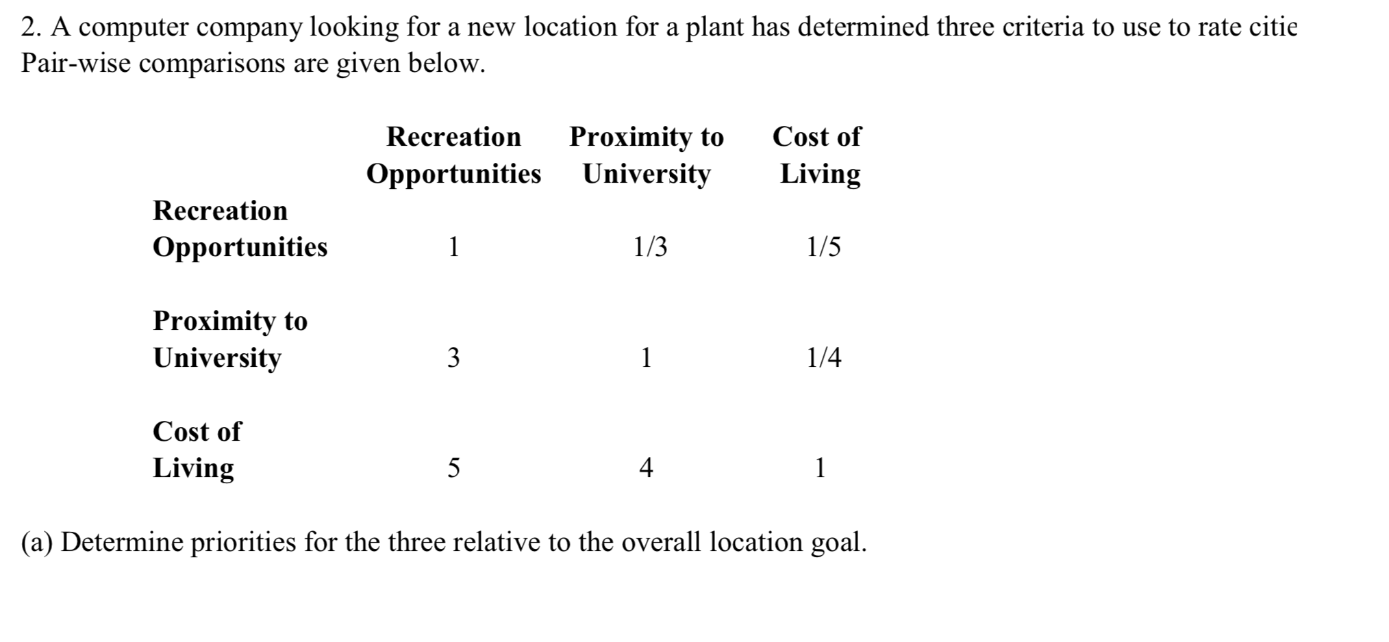 Please show all formulas along with answer 2. A