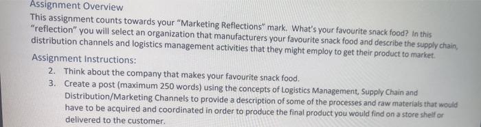 Assignment Overview This assignment counts