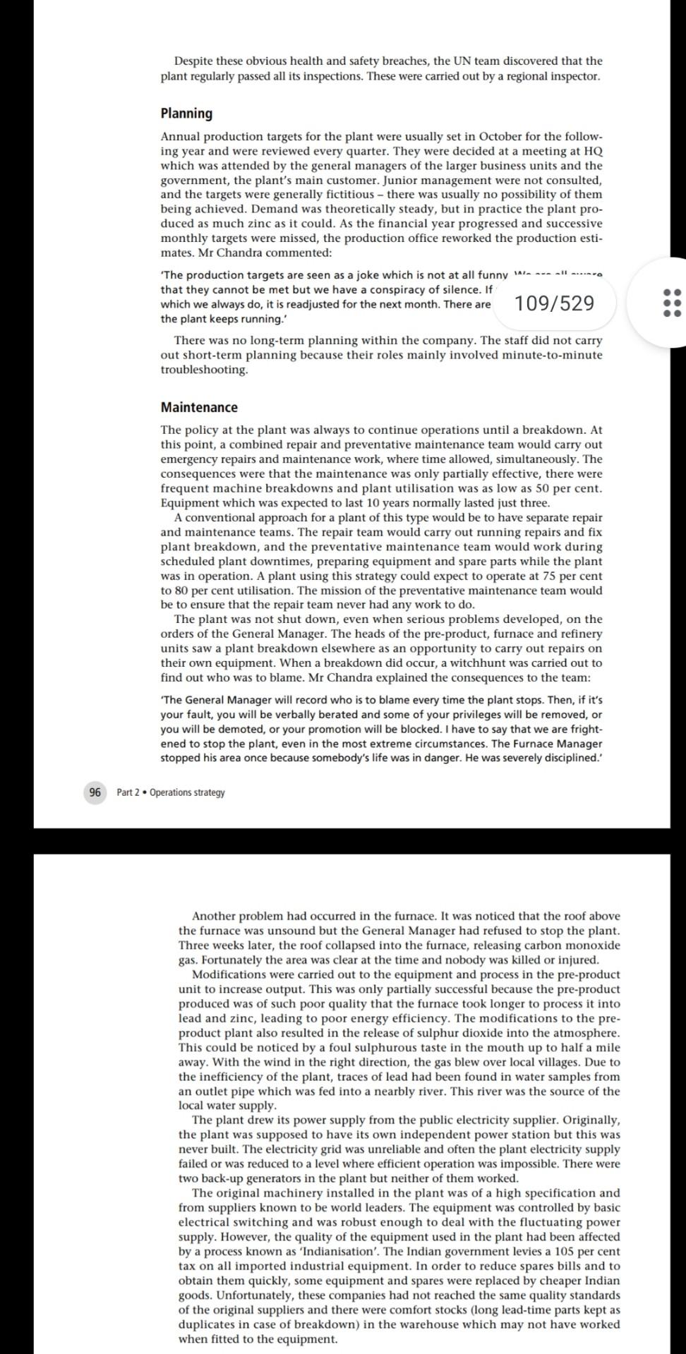 Indian Metals Corporations Operations Ethics Case