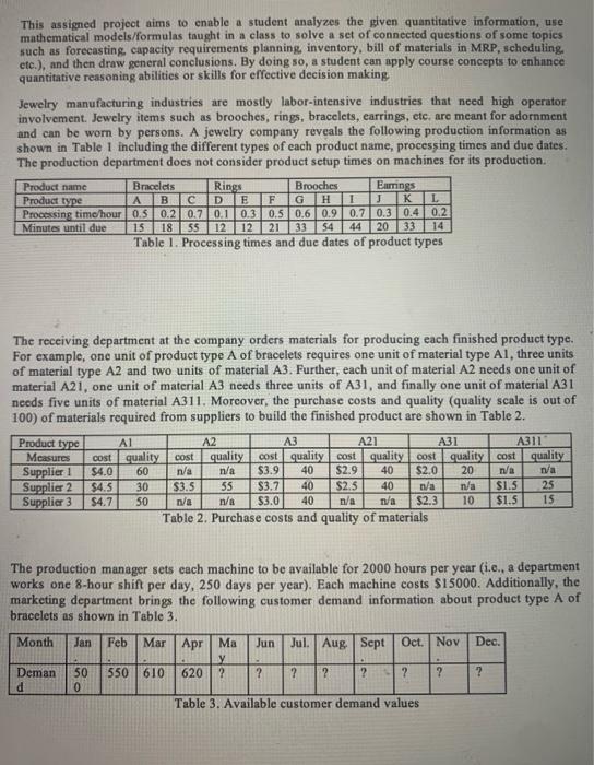 based on the information given please answer as a