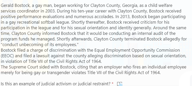 Gerald Bostock, a gay man, began working for