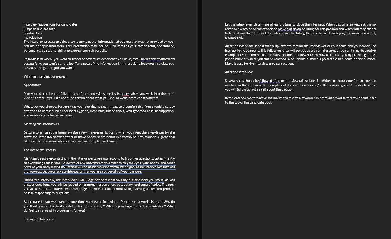 Complete Format a Business Report Chapter 9 will