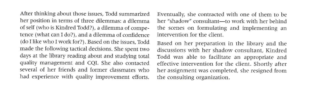 Kindred Todd and the Ethics of OD application 3.2