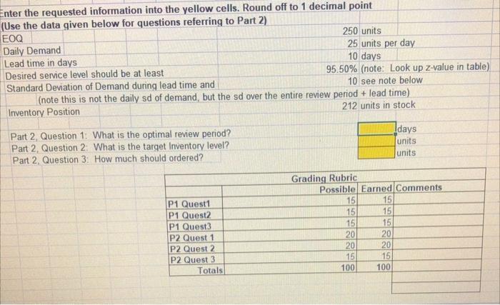 may you answer this part 2 questions it has 3