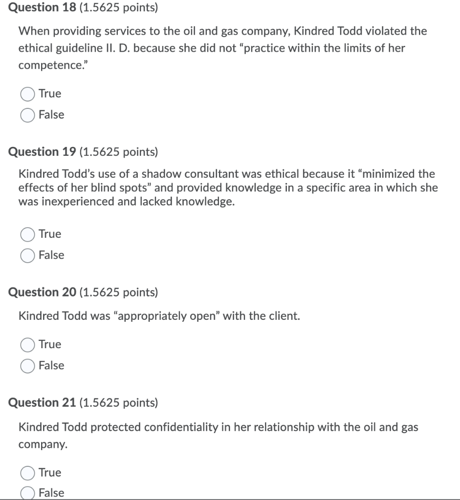 Kindred Todd and the Ethics of OD application 3.2