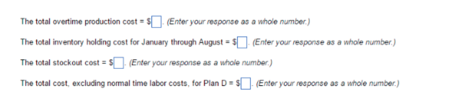 Please fill out chart and answer questions below: