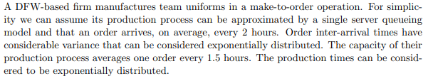 A) What is the capacity utilization ()? B) How
