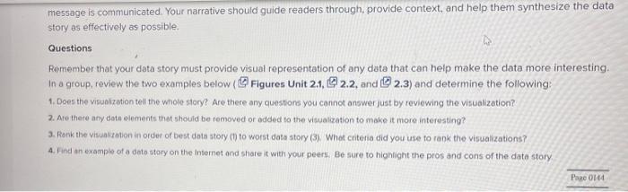 Please complete both Closing Case One: Data