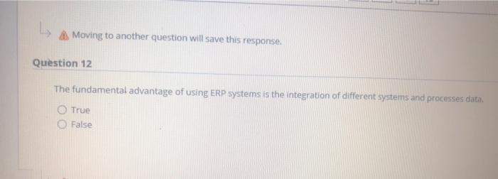 Moving to another question will save this