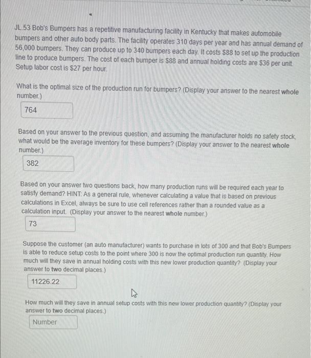 JL.53 Bob's Bumpers has a repetitive