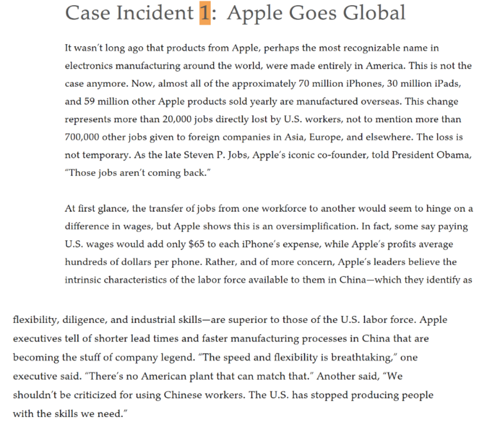 State in some detail five specific,