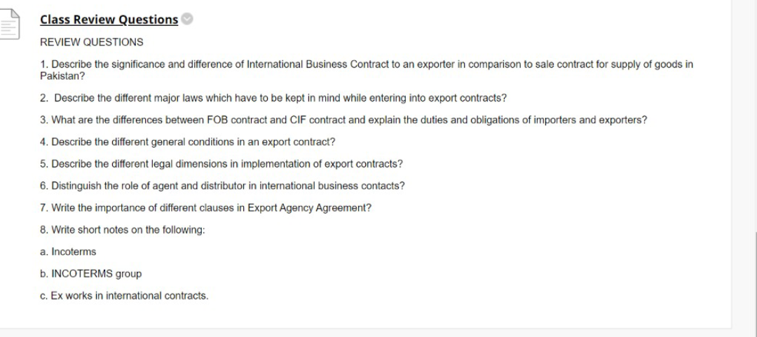 Please answer 4, or 4 and 5 both Class Review