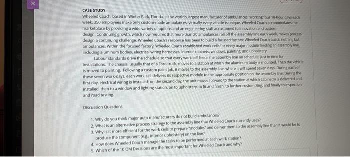 CASE STUDY Wheeled Coach, based in Winter Park,