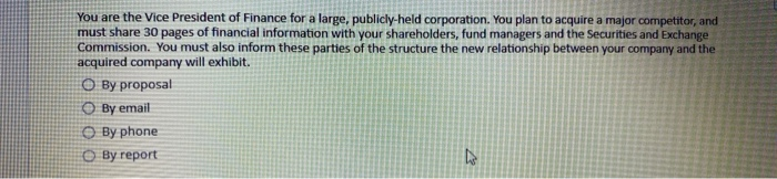 You and your Board of Directors are meeting for