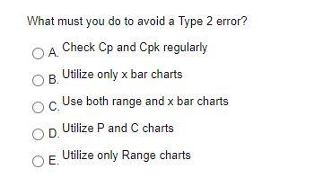 A. B. What must you do to avoid a Type 2 error?