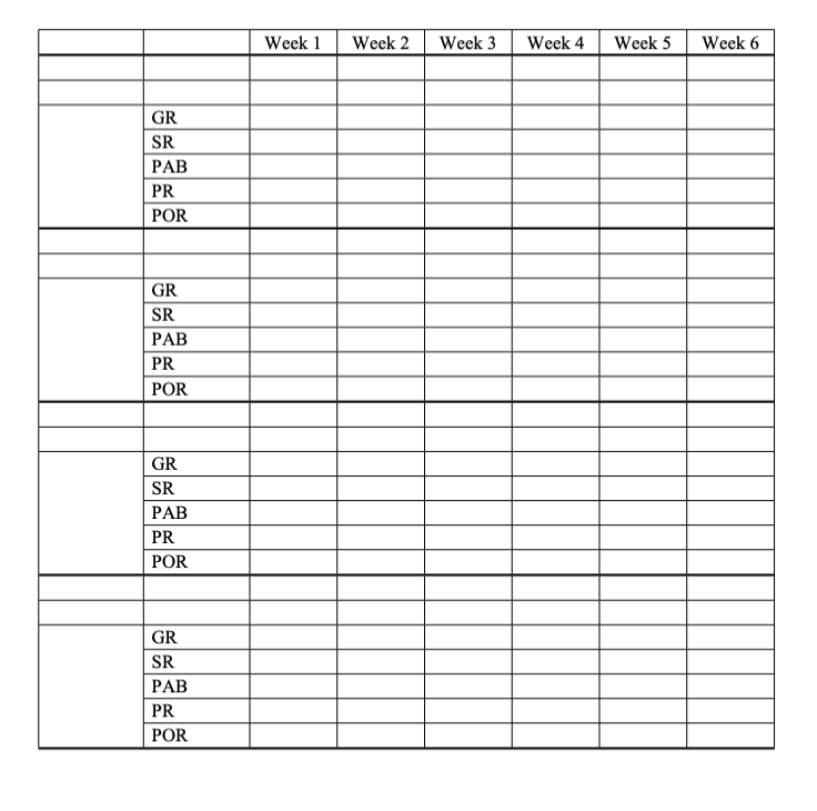 Given the following data, develop MRP plans for
